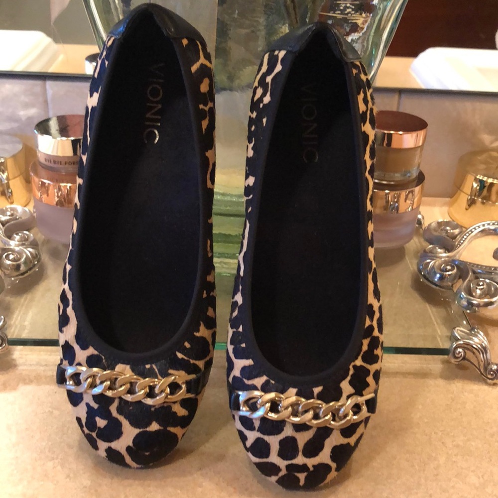 Vionic Cheetah Flats - New Nib - Size 6 1-2 - image 2